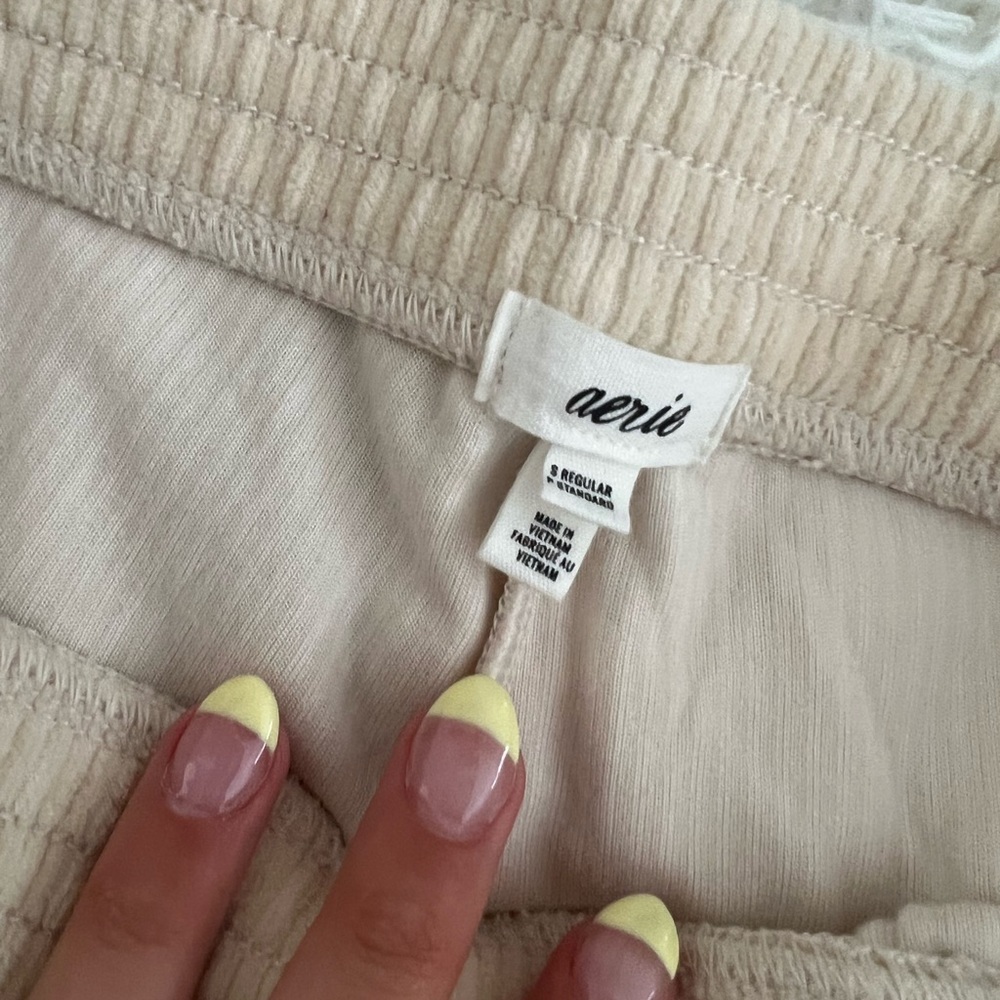 Arie flar ribbed pants crème